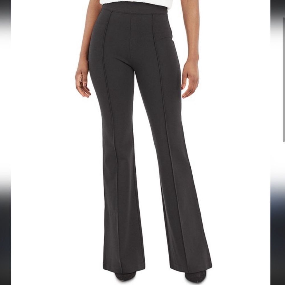 Spanx The Perfect Ponte Pant High Rise Flare Gray